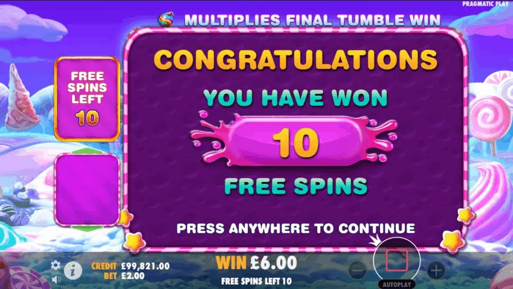 Sweet Bonanza gratis spins bonus ronde met winter wonderland thema en vermenigvuldiger bommen