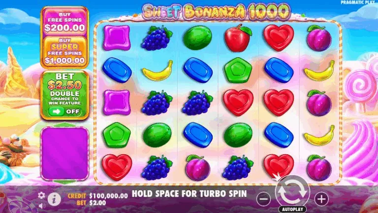 Sweet Bonanza demo modus interface met risicovrij spelen met virtuele credits